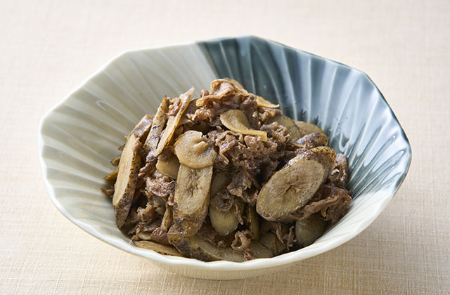 新ごぼうと牛肉のしぐれ煮