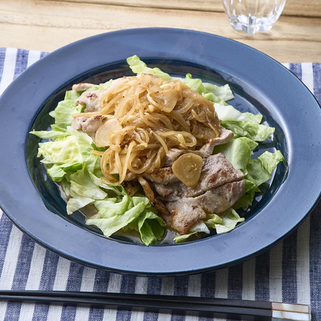豚肉のソテー オニオンガーリック