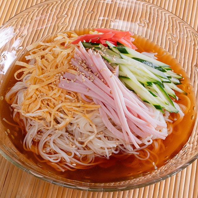 煮汁ぶっかけそうめん