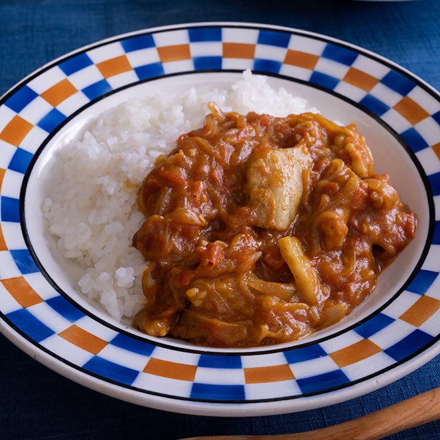 豚バラの無水トマトカレー