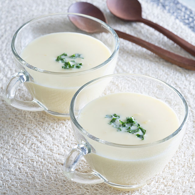 冷製おろしコーンポタージュ