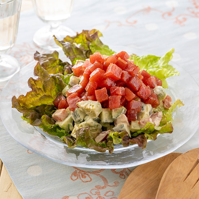 まぐろのスパイシーサラダ