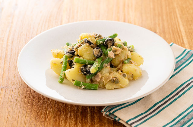 さやいんげんとじゃが芋のイタリアンサラダ