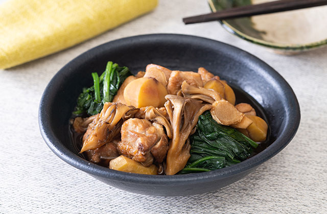鶏肉と栗の煮もの