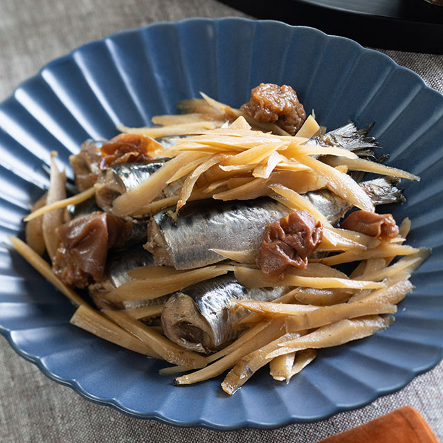 いわしとごぼうのさっぱり煮