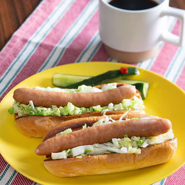 休日のホットドッグ