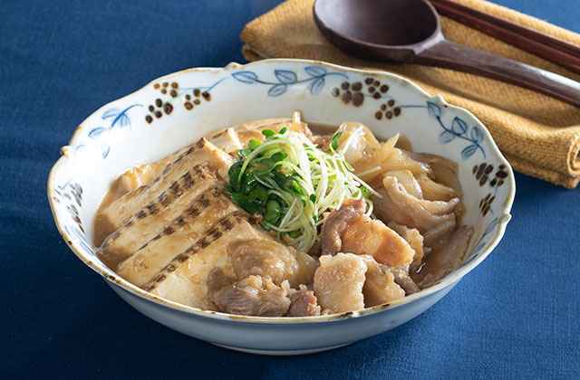 みそ味の肉豆腐