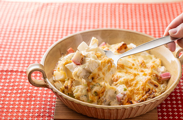 もちと長芋のみそチーズ焼き