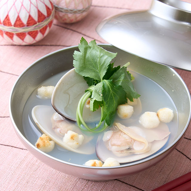 はまぐりの潮(うしお)汁