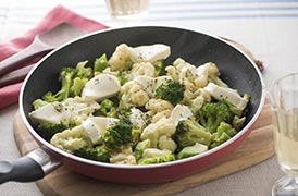 花野菜のアンチョビー蒸し