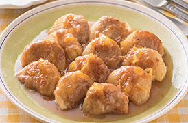 新玉ねぎの肉巻き オレンジ風味