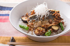 あじのにんにくじょうゆ丼
