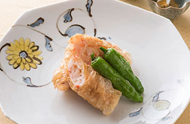 えびの湯葉巻き揚げ