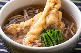 肉天そば