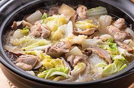 塩鶏白菜鍋