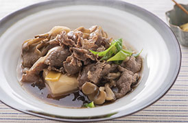 牛肉と豆腐のさっと煮
