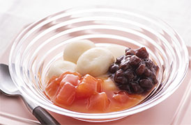 豆腐白玉 すいかソース