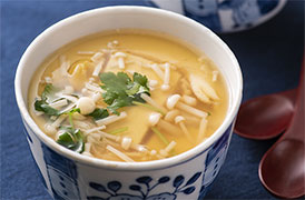 豆腐の卵蒸しあんかけ