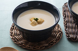 大根と豆乳のポタージュ