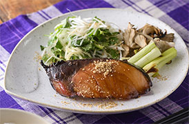 ぶりのオイスター照り焼き