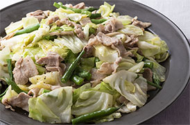 豚バラ肉とキャベツのシンプル中華炒め