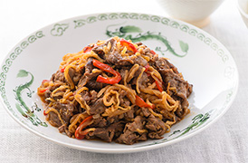 牛肉と切り干し大根のオイスターソース煮
