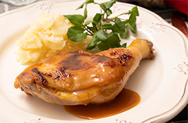 チキンのオレンジソース