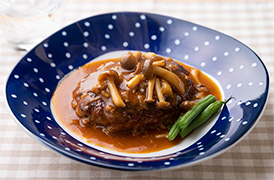 やわらかカレーハンバーグ