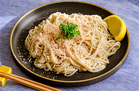 たらこのからすみ風冷やしそば