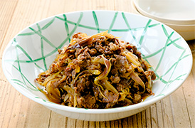 牛肉とみょうがのしぐれ煮