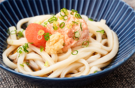 明太チーズうどん