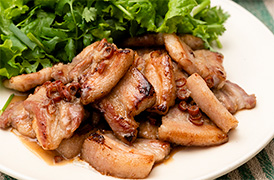 豚肉のスパイシーソテー