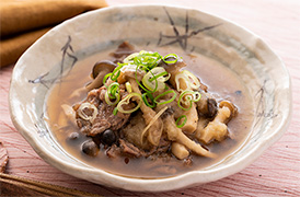 牛肉としめじのおろし煮