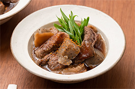 明日のための牛すじ煮込み