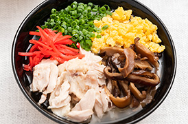 手羽元の鶏飯風