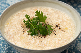 豆腐の白い鶏スープ