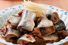 いわしの梅しょうが煮