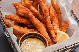 スティックチキンのハニーマスタードソース