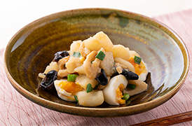 長芋とちくわの煮くずし