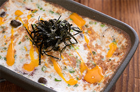 とろろメレンゲのフワフワ焼き