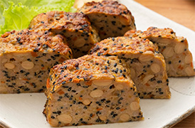 大豆入り和風ミートローフ
