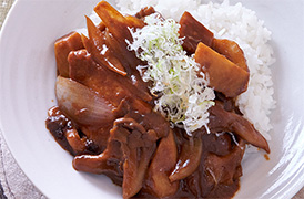かじきの赤みそシチュー