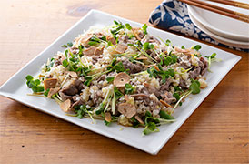 薄切り牛肉のたたき