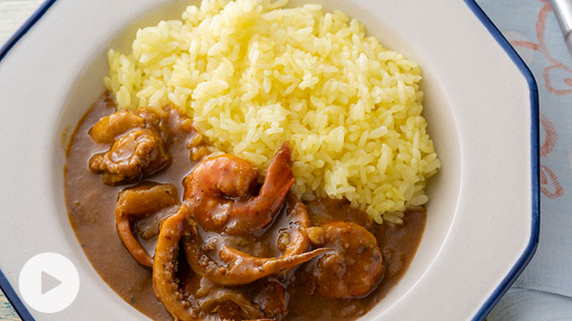 シーフードカレー