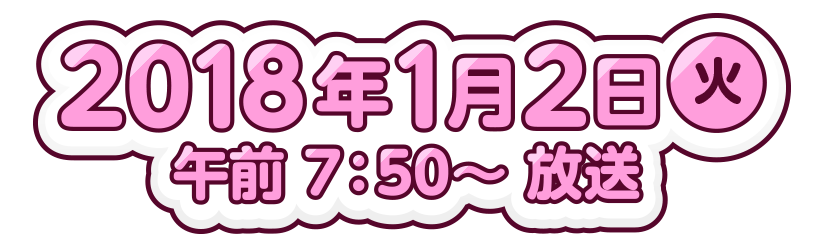 2018年1月2日（火）午前7:50～放送